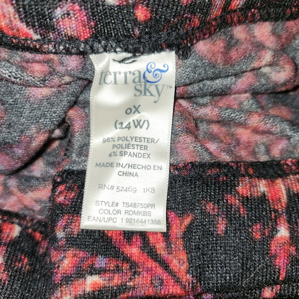 Red and black leggings